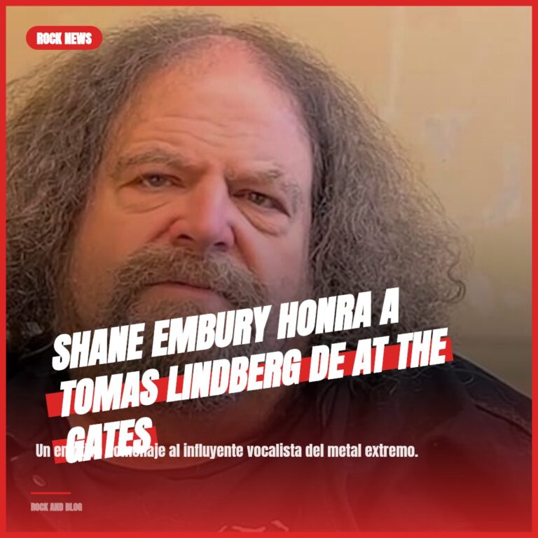 Shane Embury honra a Tomas Lindberg de At The Gates