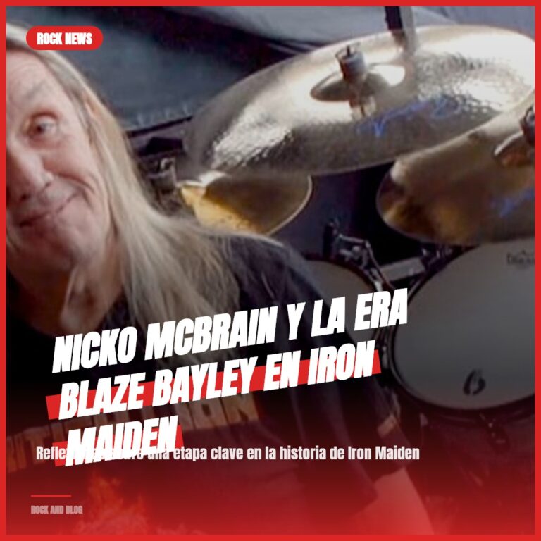 Nicko McBrain y la era Blaze Bayley en Iron Maiden