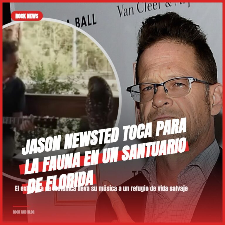 Jason Newsted toca para la fauna en un santuario de Florida