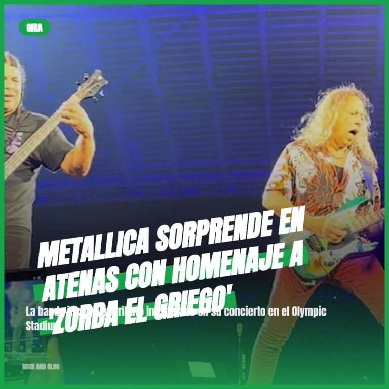 Metallica sorprende en Atenas con homenaje a ‘Zorba el Griego’