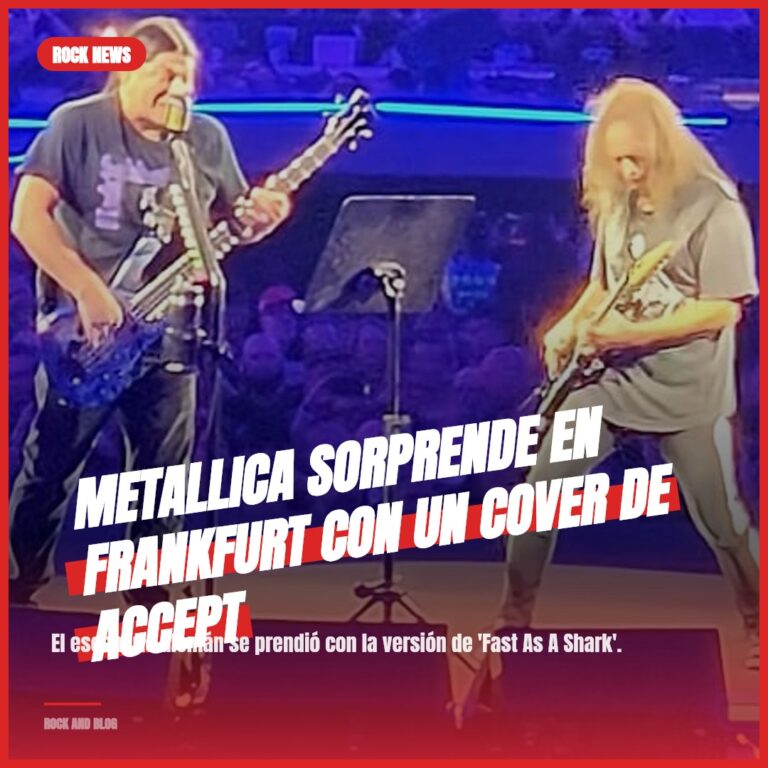 Metallica sorprende en Frankfurt con un cover de Accept