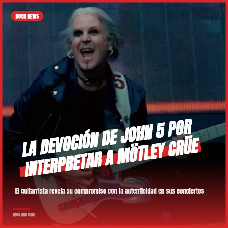 La Devoción de John 5 por Interpretar a MÖTLEY CRÜE