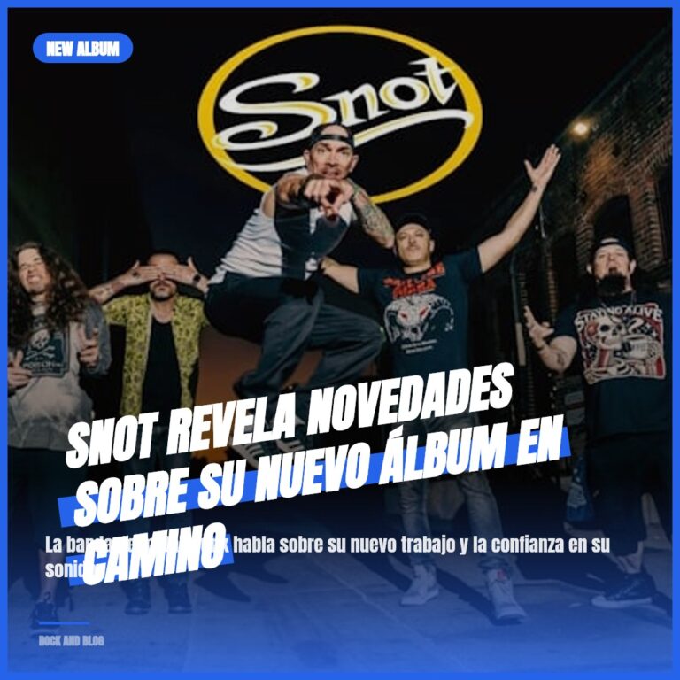 SNOT revela novedades sobre su nuevo álbum en camino