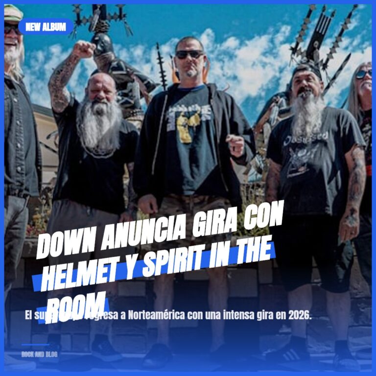 DOWN anuncia gira con HELMET y SPIRIT IN THE ROOM