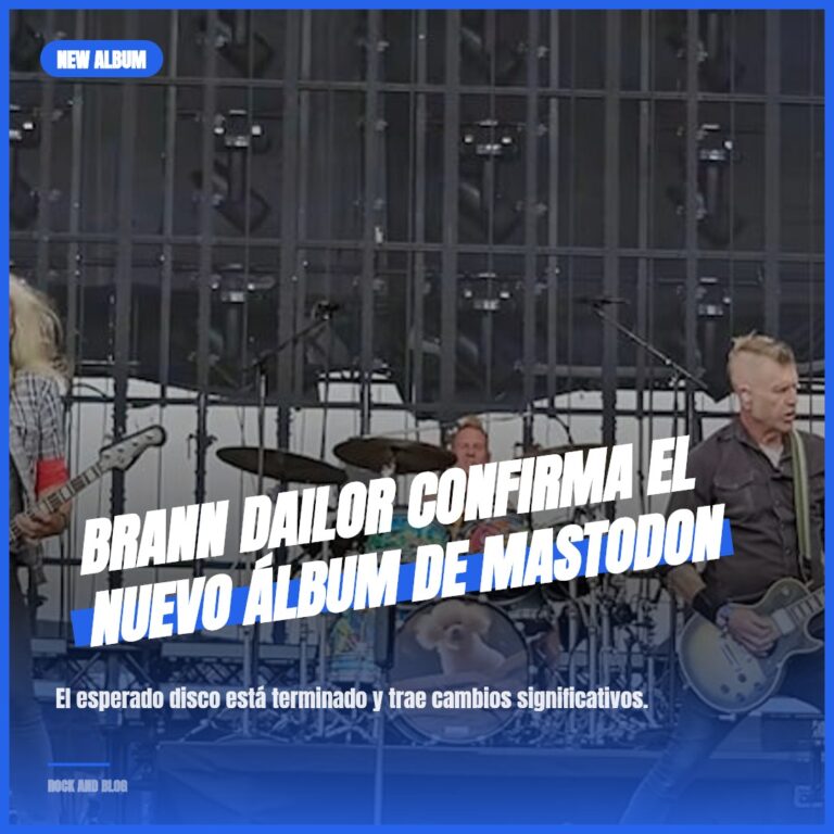 Brann Dailor confirma el nuevo álbum de Mastodon