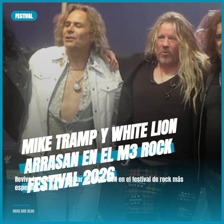 Mike Tramp y WHITE LION Arrasan en el M3 Rock Festival 2026