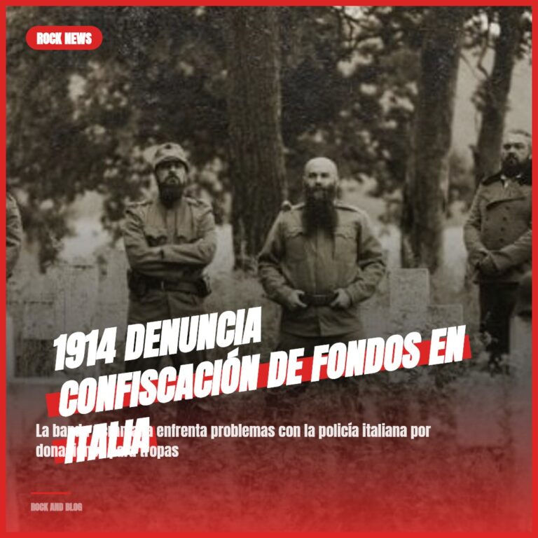 1914 denuncia confiscación de fondos en Italia