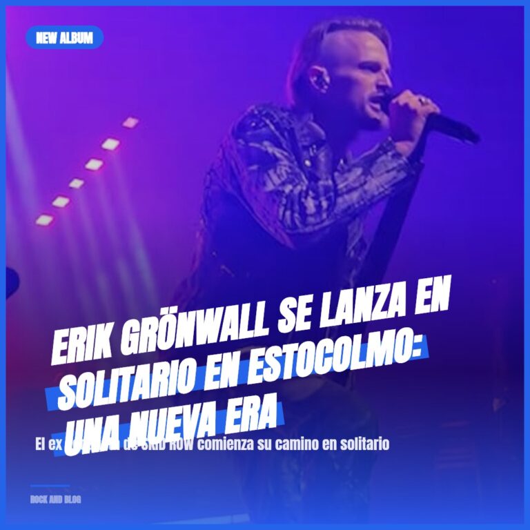 Erik Grönwall se lanza en solitario en Estocolmo: Una nueva era