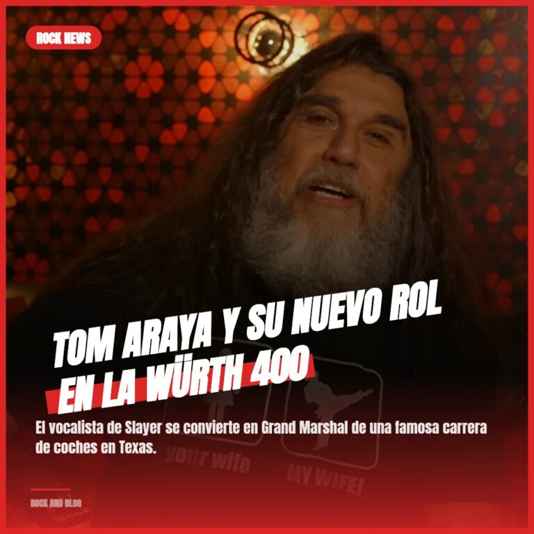 Tom Araya y su nuevo rol en la Würth 400