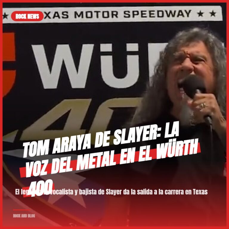 Tom Araya de Slayer: La Voz del Metal en el Würth 400