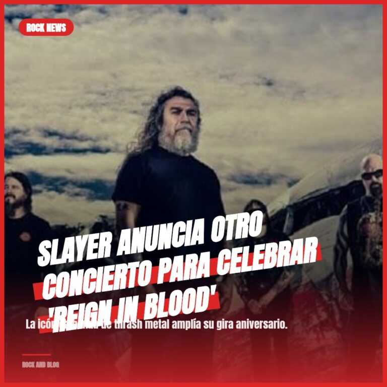 Slayer Anuncia Otro Concierto Para Celebrar ‘Reign in Blood’