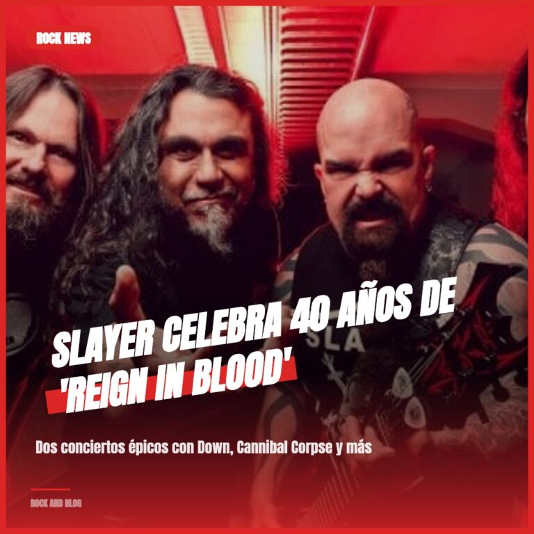 Slayer celebra 40 años de ‘Reign In Blood’
