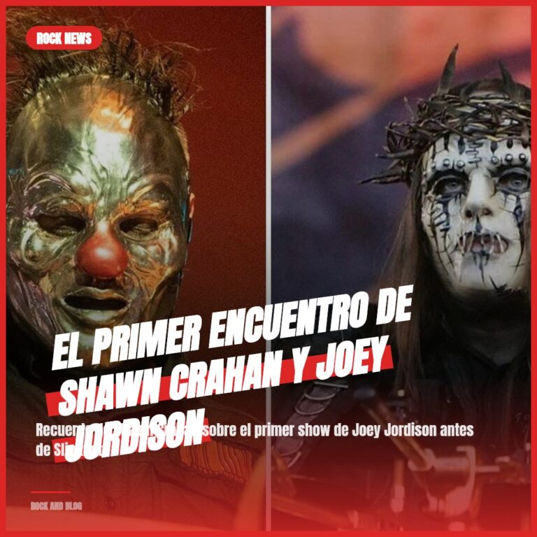 El Primer Encuentro de Shawn Crahan y Joey Jordison