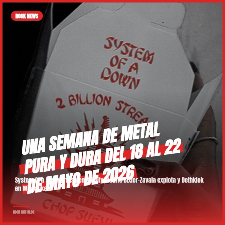 Una semana de metal pura y dura del 18 al 22 de mayo de 2026