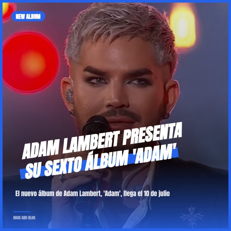 Adam Lambert presenta su sexto álbum ‘Adam’