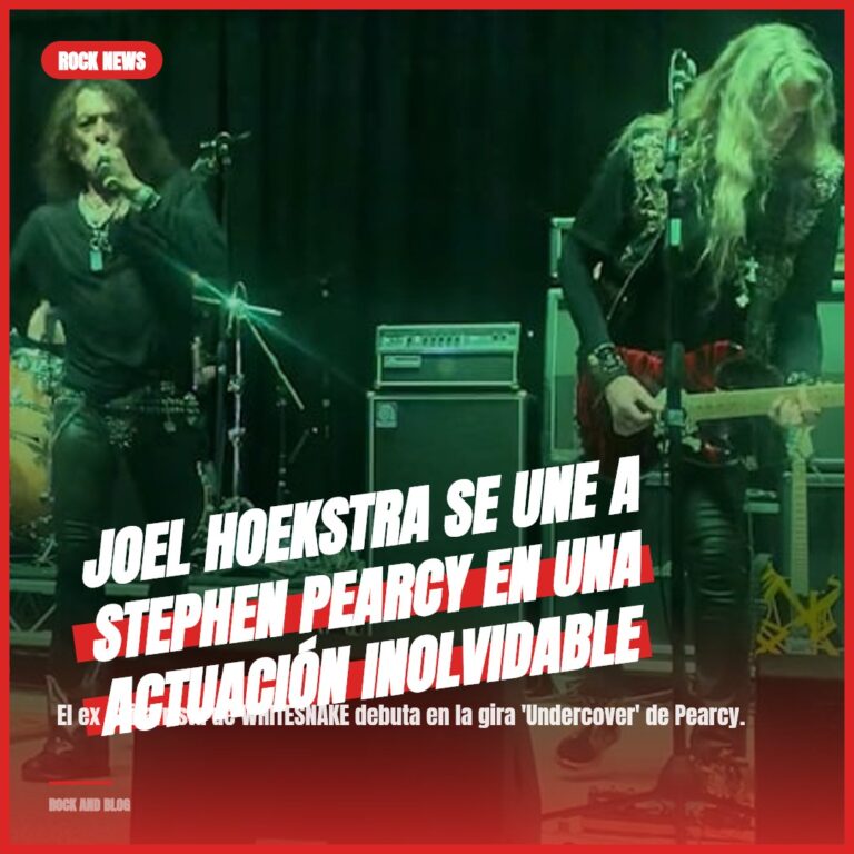 Joel Hoekstra se une a Stephen Pearcy en una actuación inolvidable