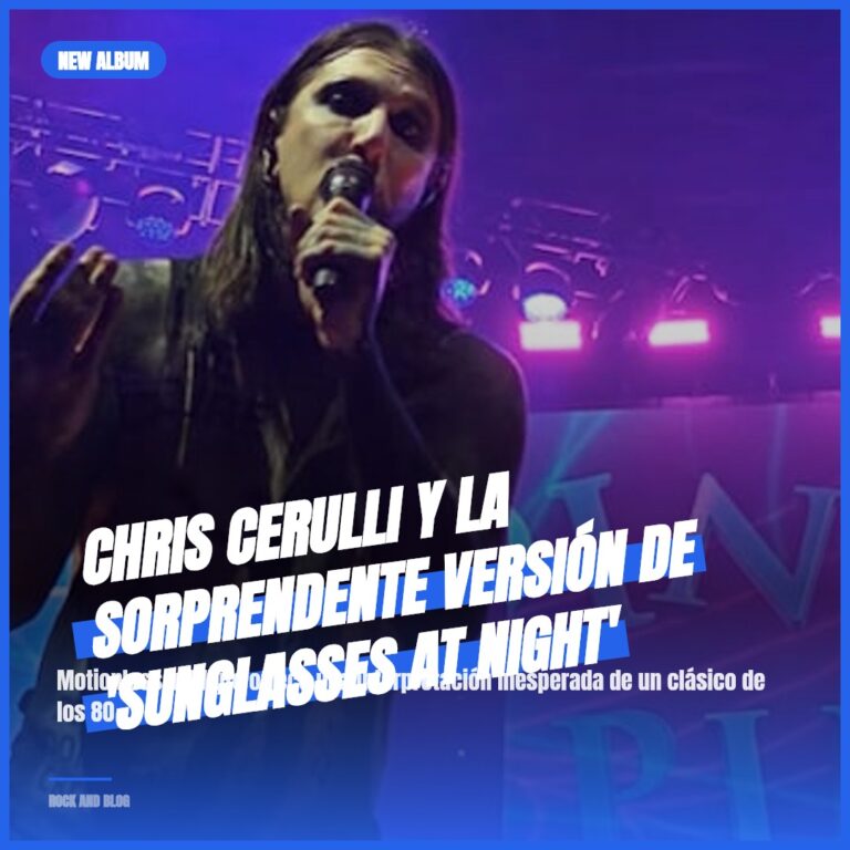 Chris Cerulli y la sorprendente versión de ‘Sunglasses At Night’
