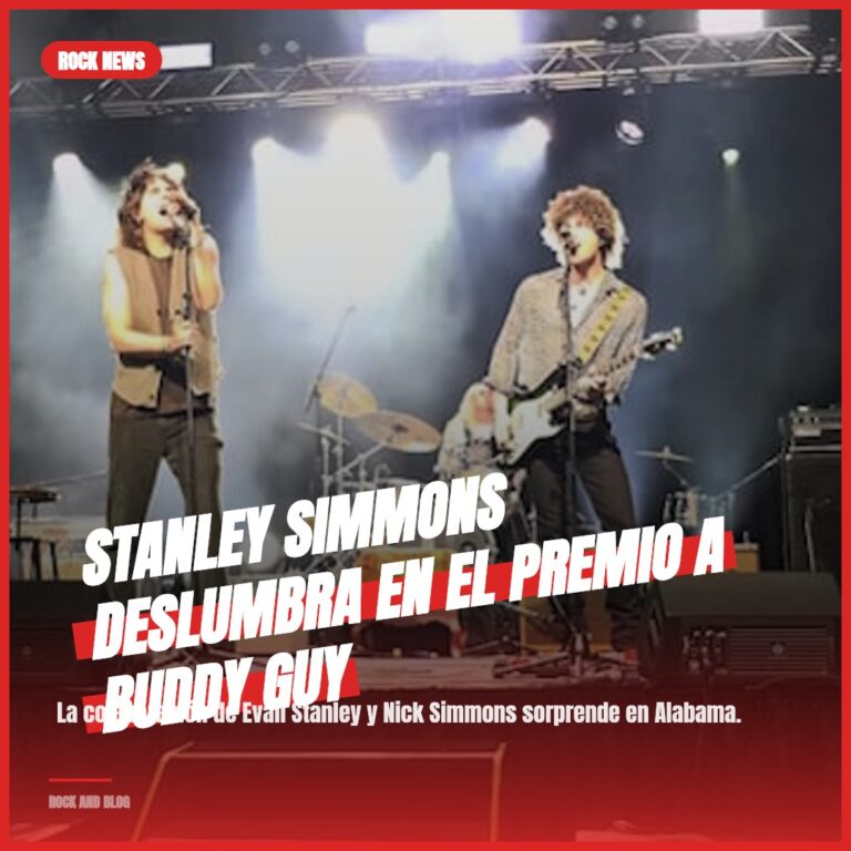 Stanley Simmons deslumbra en el premio a Buddy Guy