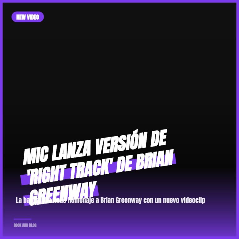 MIC lanza versión de ‘Right Track’ de Brian Greenway