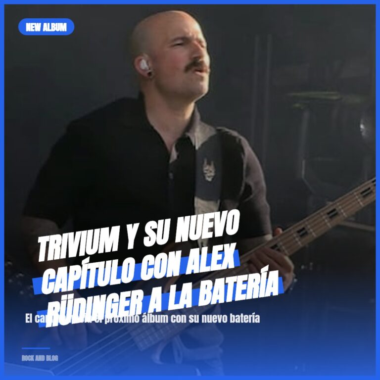 Trivium y su nuevo capítulo con Alex Rüdinger a la batería
