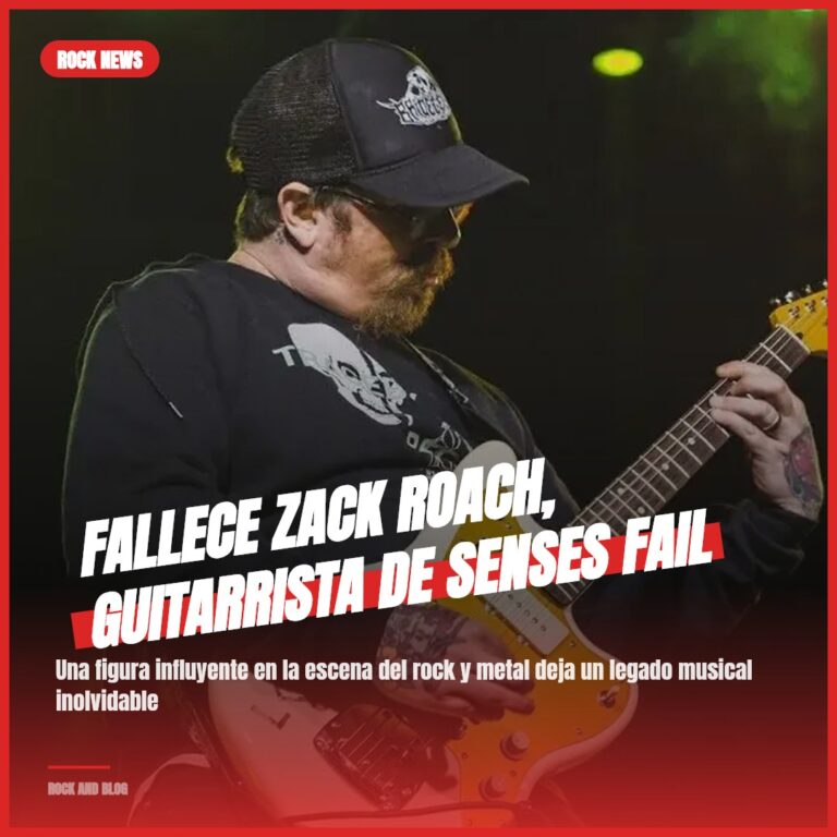 Fallece Zack Roach, guitarrista de Senses Fail