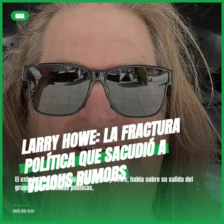 Larry Howe: La Fractura Política que Sacudió a Vicious Rumors