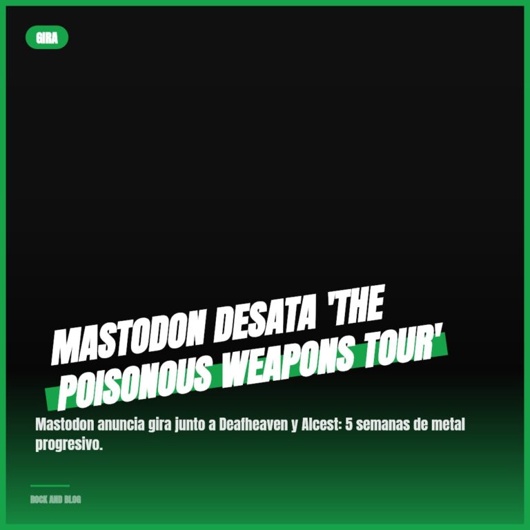 Mastodon desata ‘The Poisonous Weapons Tour’