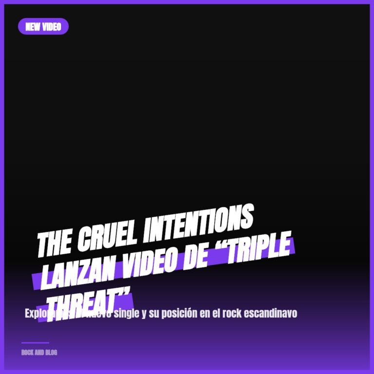 The Cruel Intentions lanzan video de “Triple Threat”