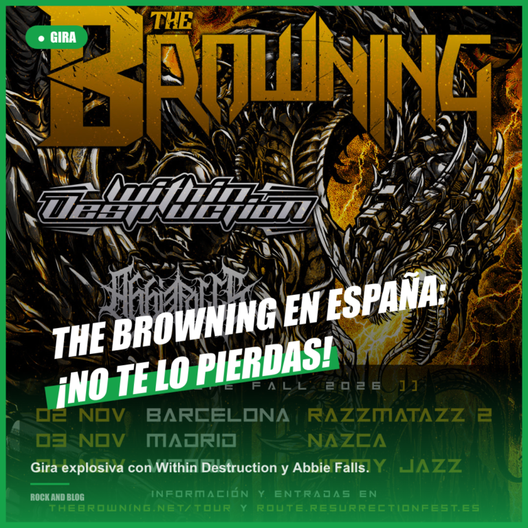 The Browning lanzan gira en España con Within Destruction