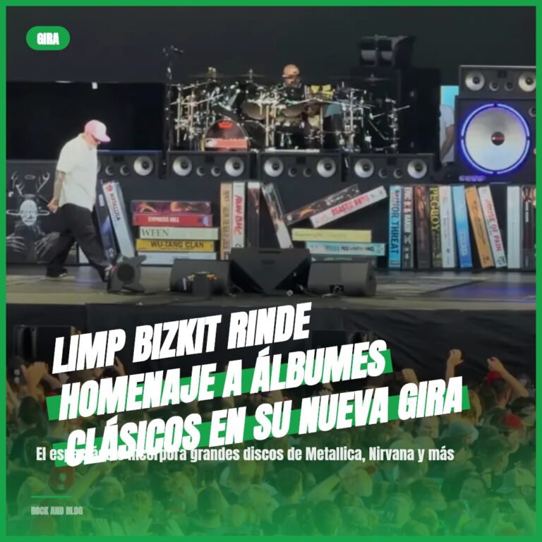 Limp Bizkit rinde homenaje a álbumes clásicos en su nueva gira