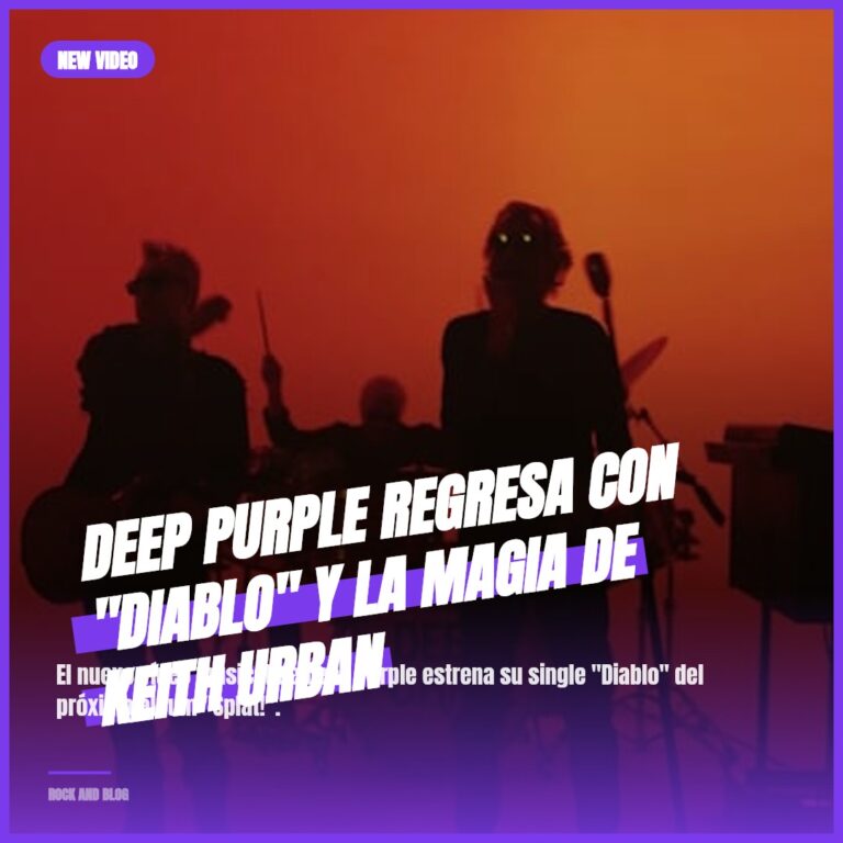 Deep Purple regresa con «Diablo» y la magia de Keith Urban