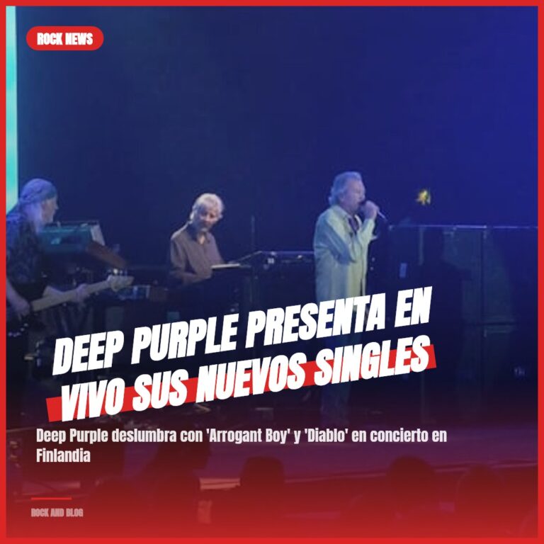 Deep Purple Presenta en Vivo sus Nuevos Singles
