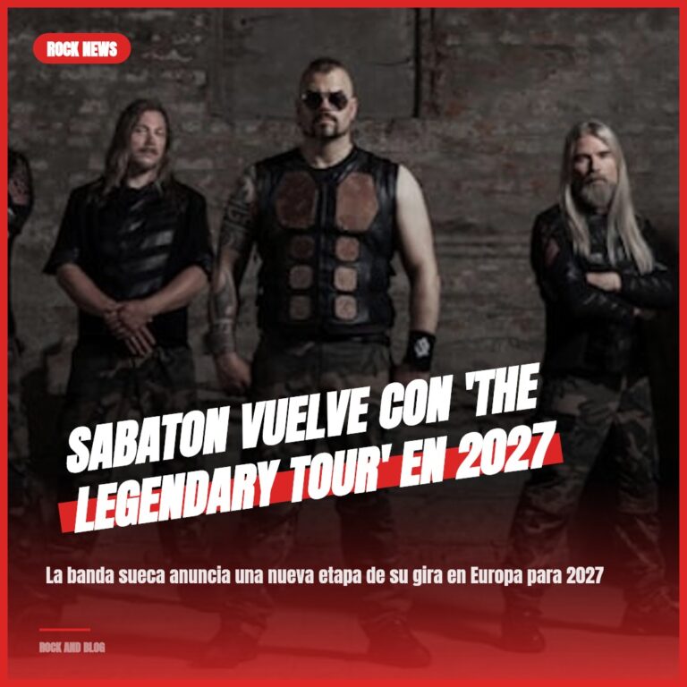 SABATON vuelve con ‘The Legendary Tour’ en 2027