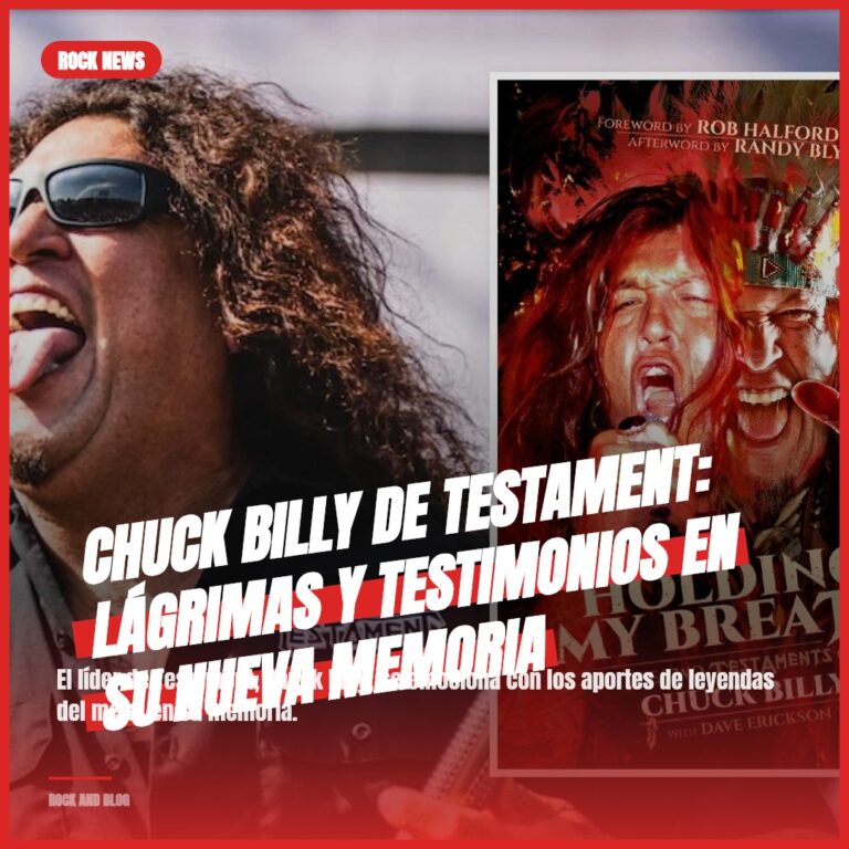Chuck Billy de Testament: Lágrimas y Testimonios en su Nueva Memoria