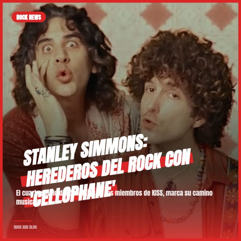 Stanley Simmons: Herederos del Rock con ‘Cellophane’