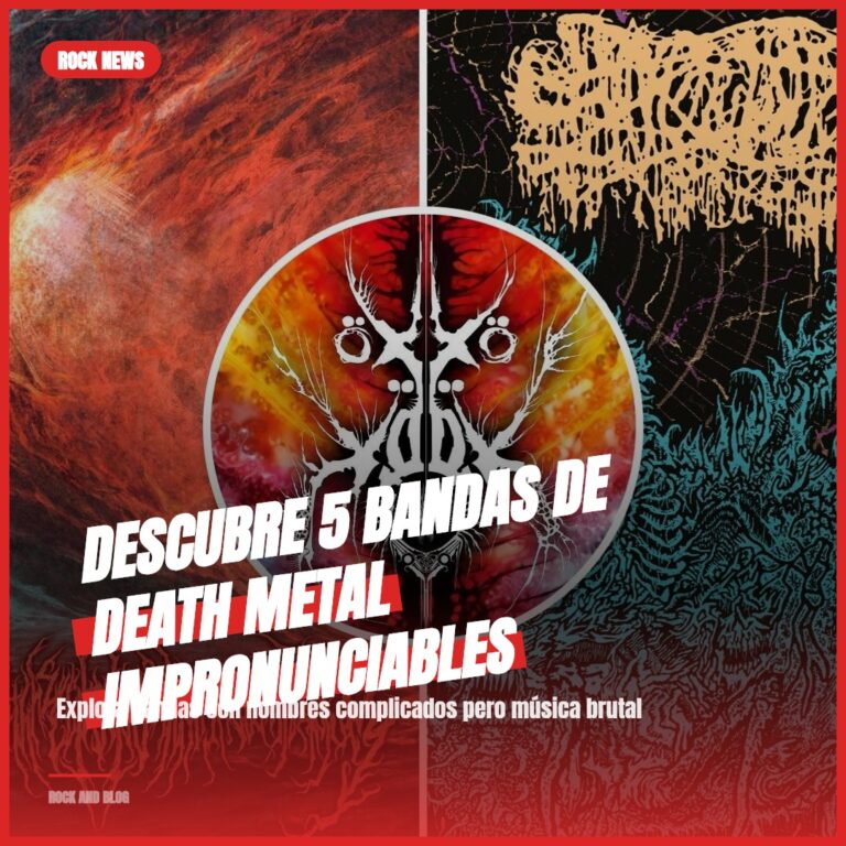 Descubre 5 Bandas de Death Metal Impronunciables