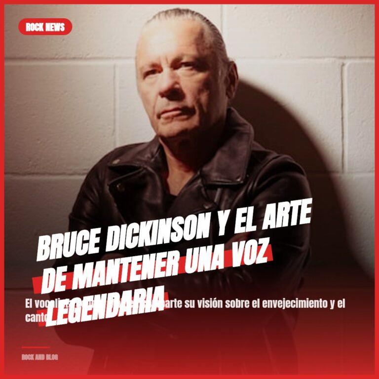 Bruce Dickinson y el arte de mantener una voz legendaria