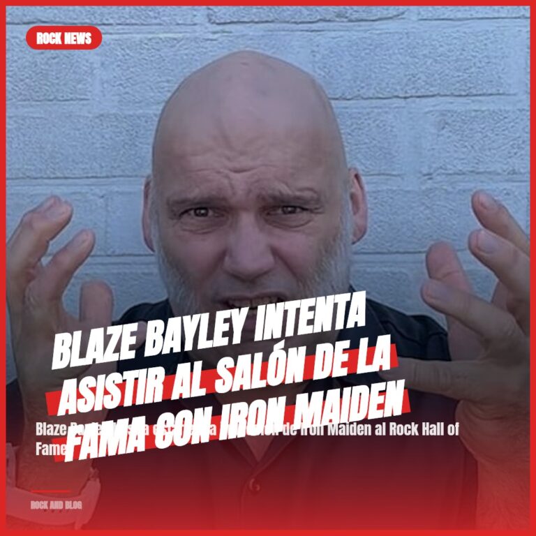 Blaze Bayley intenta asistir al Salón de la Fama con Iron Maiden