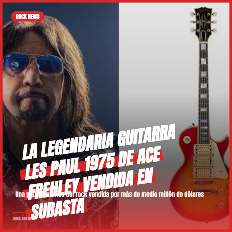 La legendaria guitarra Les Paul 1975 de Ace Frehley vendida en subasta