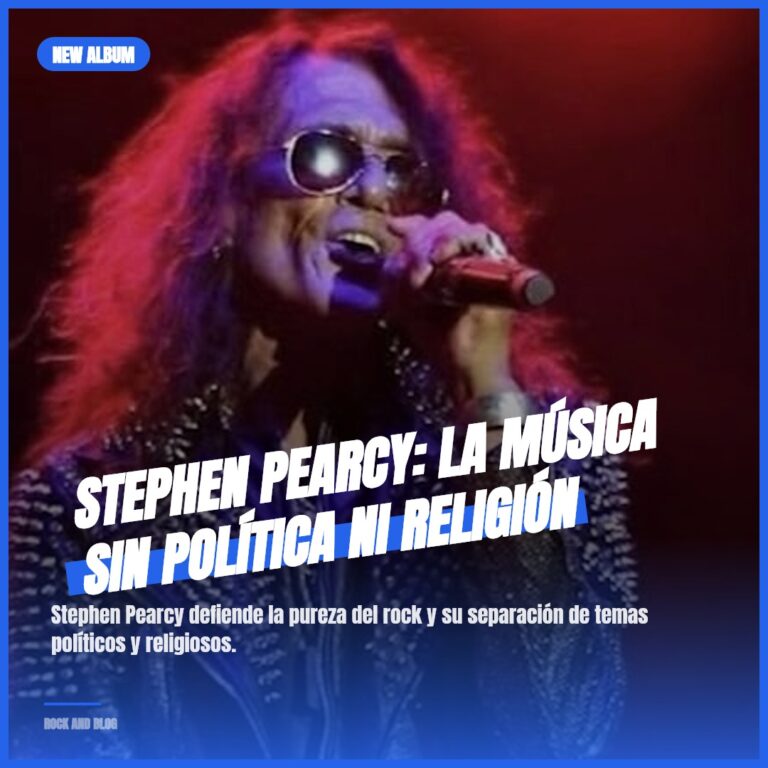 Stephen Pearcy: La música sin política ni religión