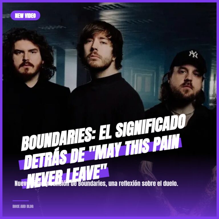 Boundaries: El significado detrás de «May This Pain Never Leave»