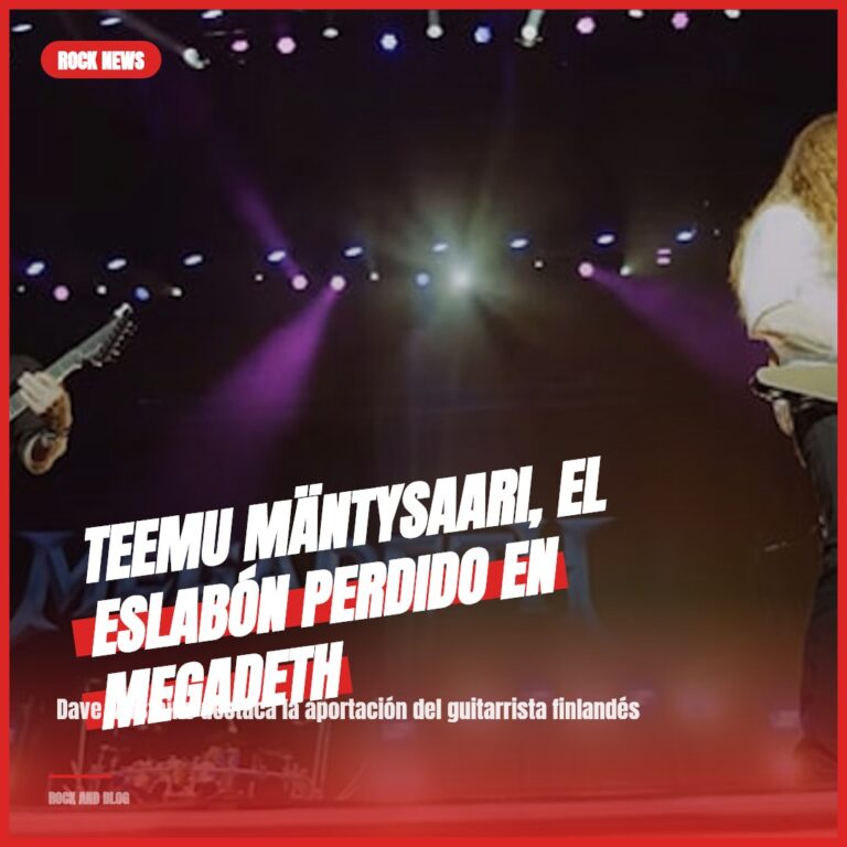 Teemu Mäntysaari, el eslabón perdido en Megadeth
