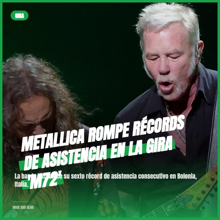Metallica rompe récords de asistencia en la gira ‘M72’