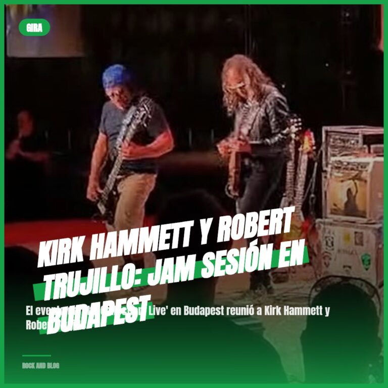 Kirk Hammett y Robert Trujillo: Jam Sesión en Budapest