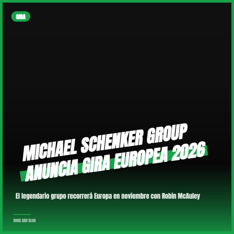 Michael Schenker Group anuncia gira europea 2026