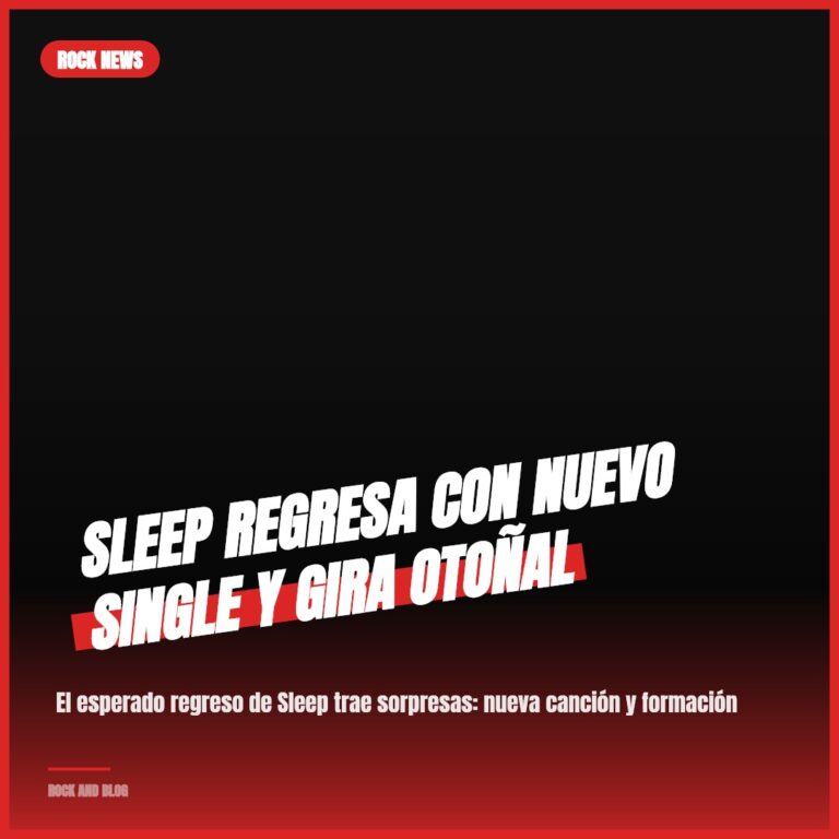 Sleep Regresa con Nuevo Single y Gira Otoñal