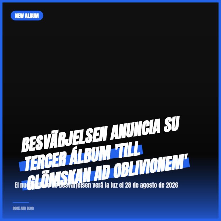 Besvärjelsen Anuncia su Tercer Álbum ‘Till Glömskan Ad Oblivionem’