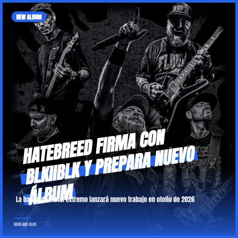 HATEBREED Firma con BLKIIBLK y Prepara Nuevo Álbum
