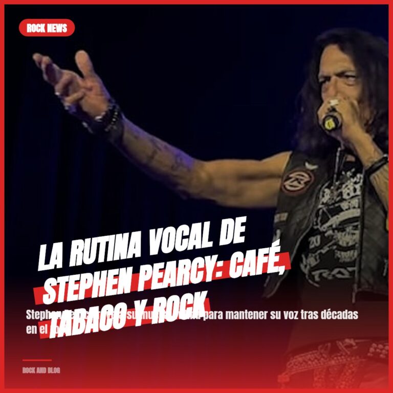 La rutina vocal de Stephen Pearcy: café, tabaco y rock