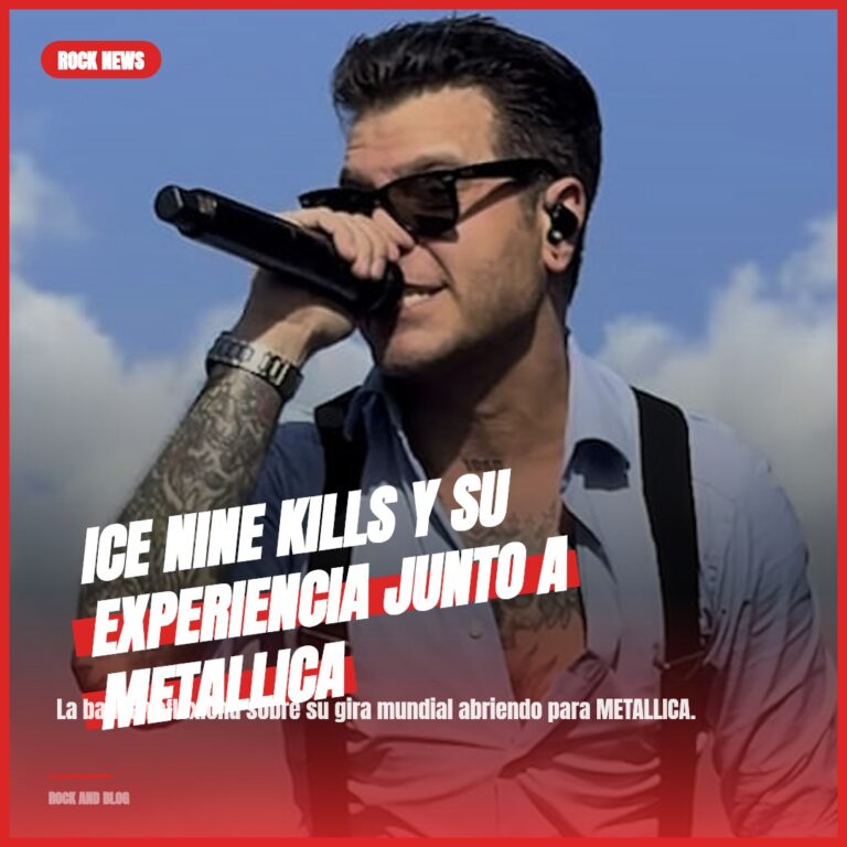 ICE NINE KILLS y su experiencia junto a METALLICA